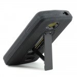 Wholesale LG F60 Armor Hybrid Kickstand Case (Black)